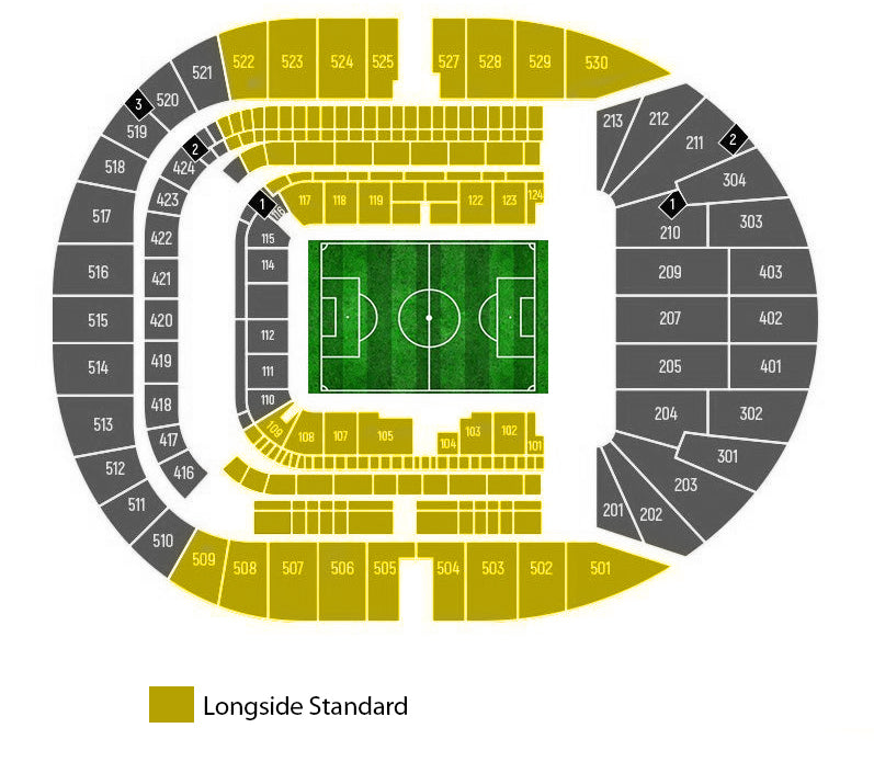 Longside Standard Tottenham Stadium Tickets