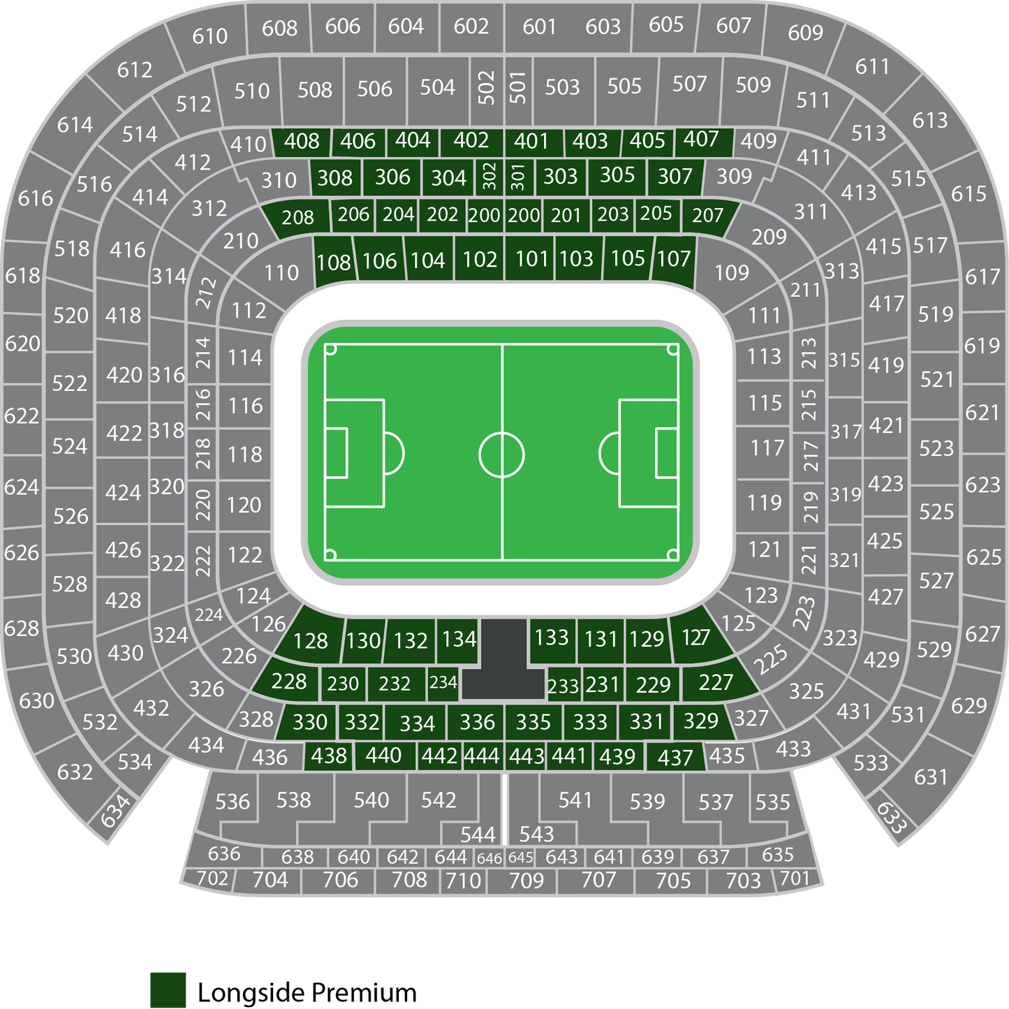 Longside Premium Santiago Bernabeu Map