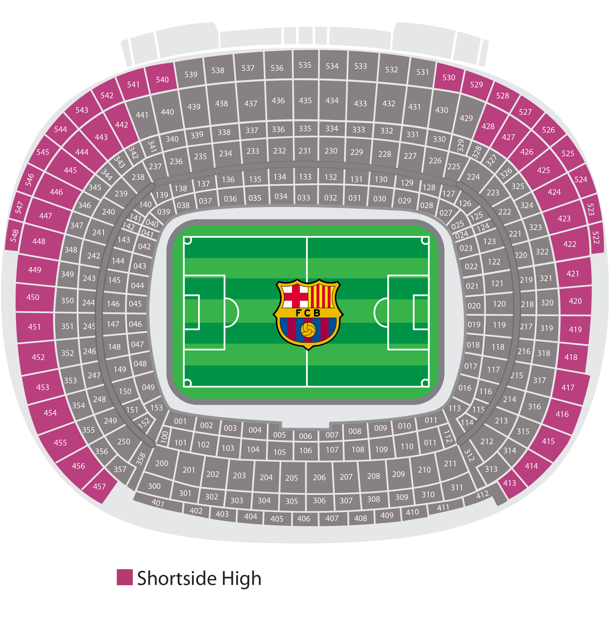 Shortside High Camp Nou Map
