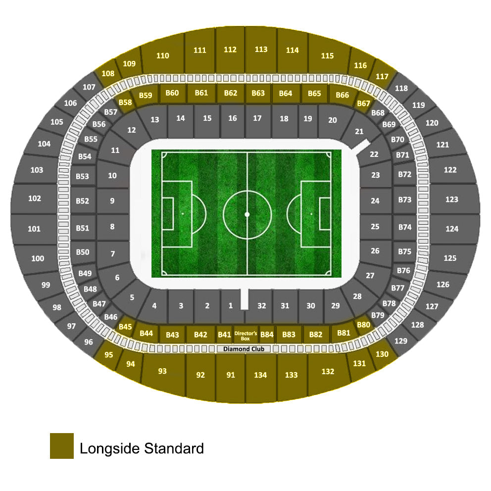 Longside Standard Emirates Stadium Tickets