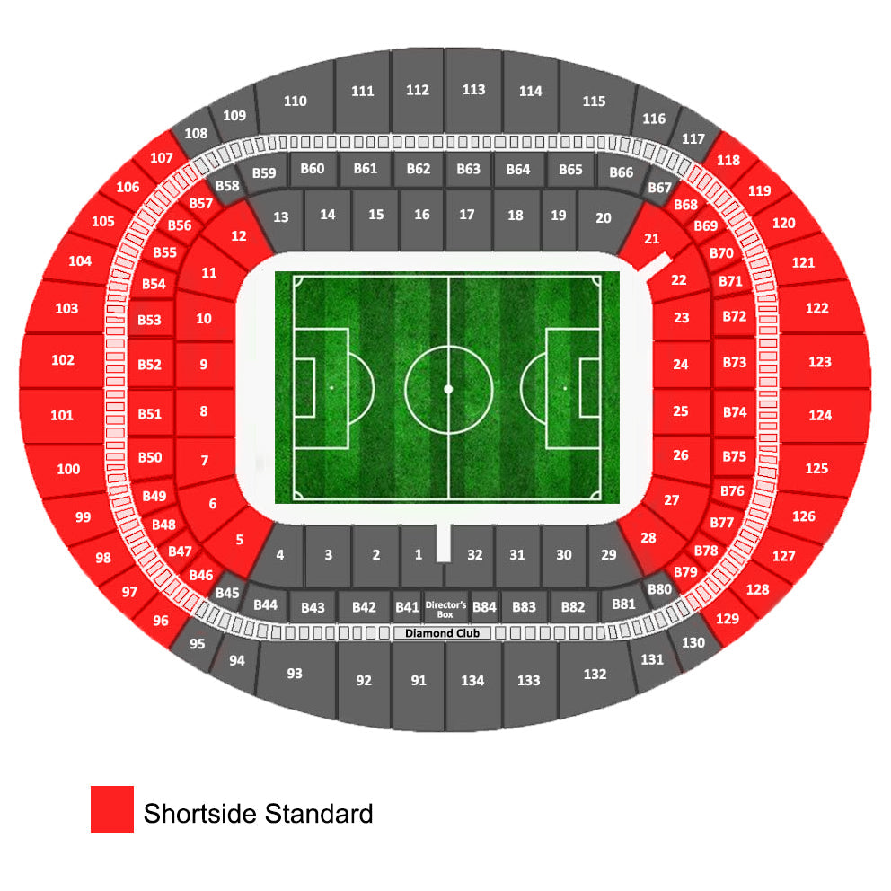 Shortside Standard Emirates Stadium Tickets