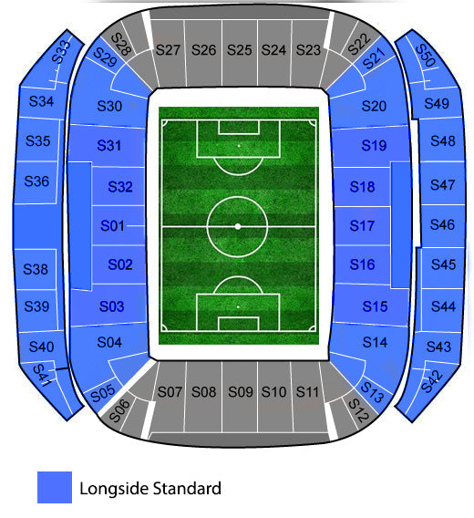 Longside Standard Estadio Do Dragao Tickets