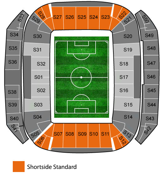 Shortside Standard Estadio Do Dragao Tickets