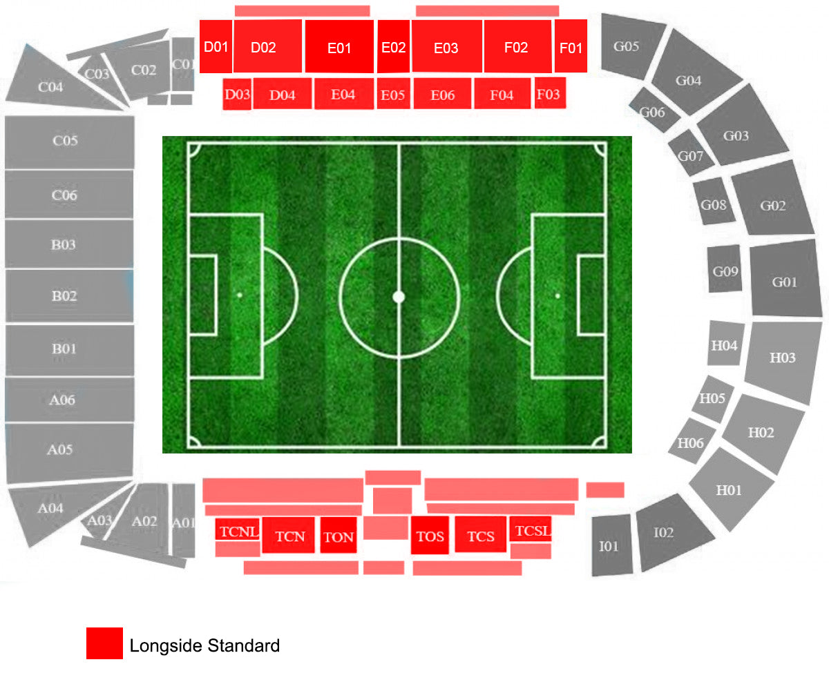 Longside Standard Gewiss Stadium Tickets
