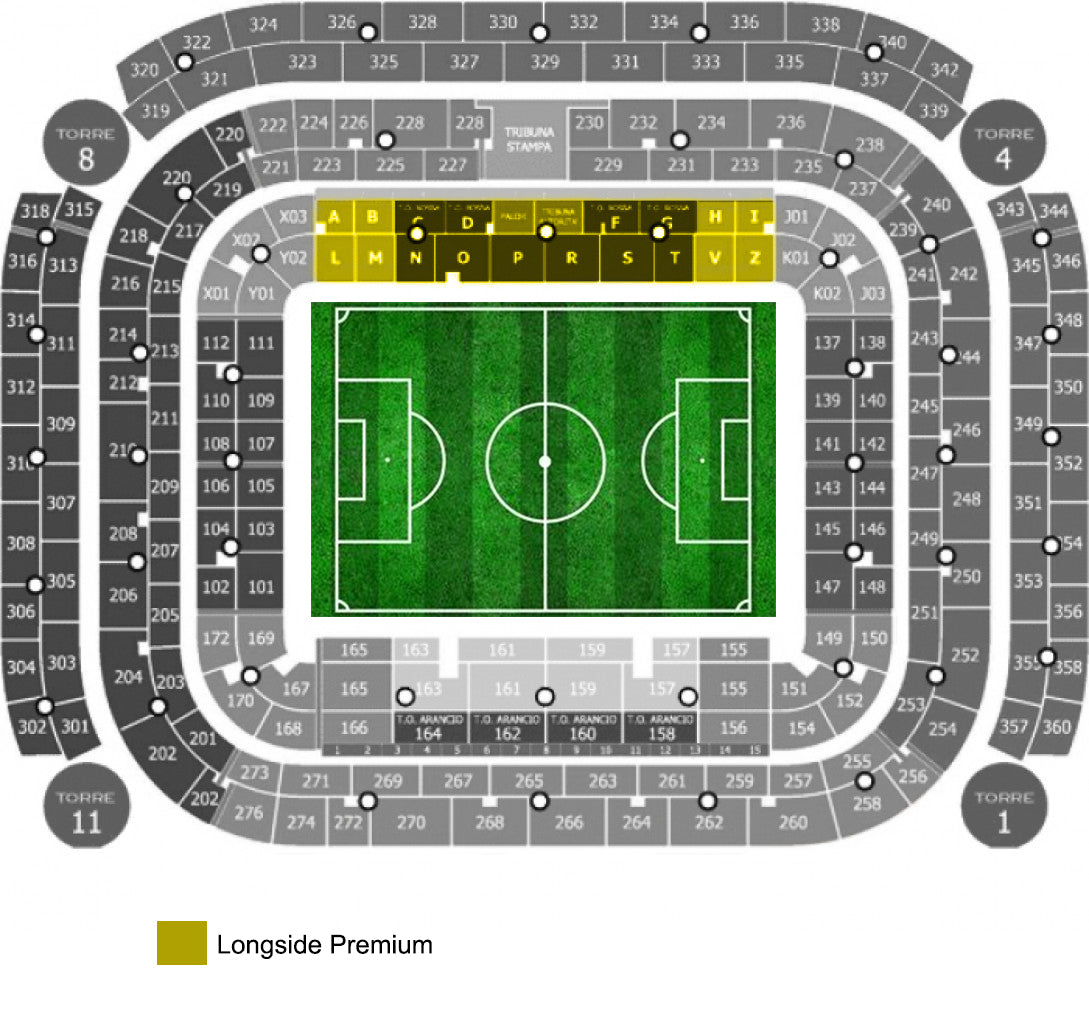 Longside Premium Giuseppe Meazza Tickets