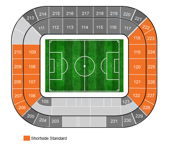 Shortside Standard Juventus Stadium Map
