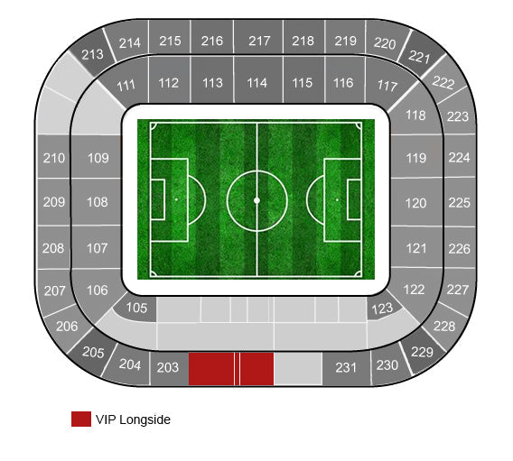 ViP Longside Juventus Stadium Map