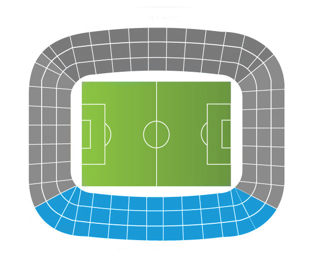 Longside Estadio Azteca Map