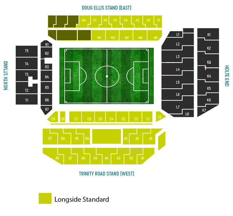 Longside Standard Villa Park Tickets