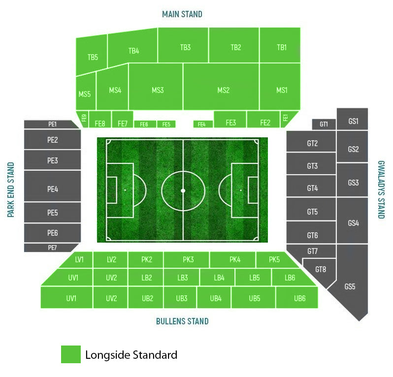 Longside Standard Goodison Park Tickets