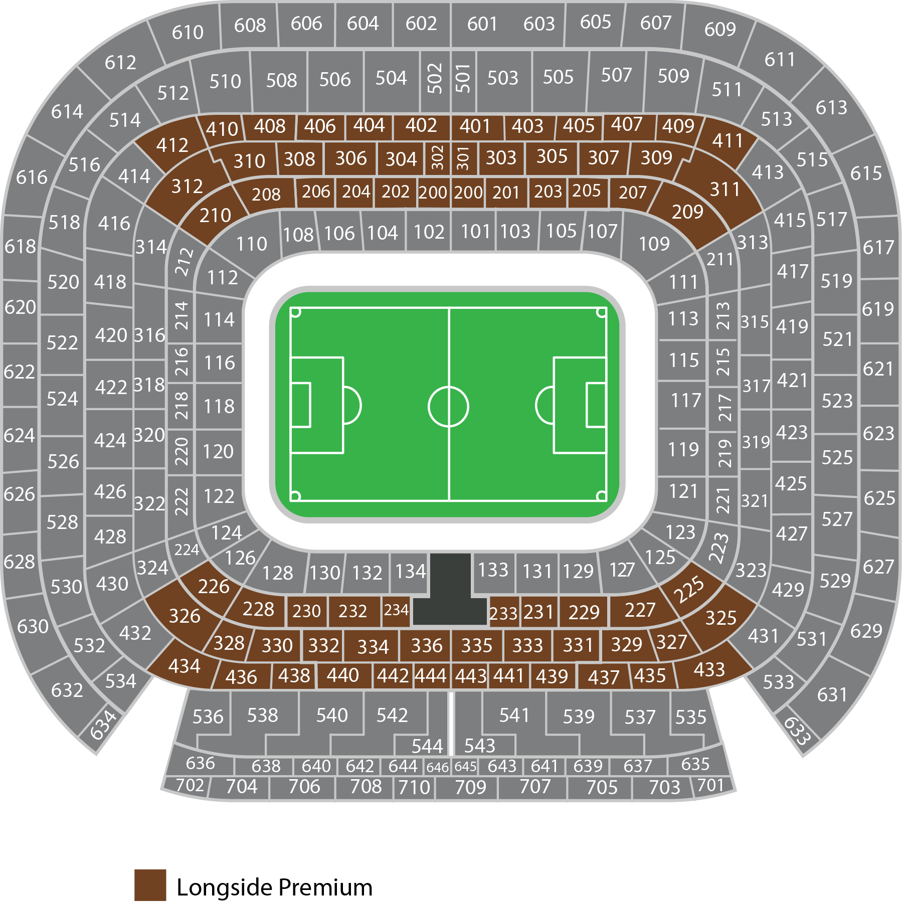 Longside Premium Santiago Bernabeu Map