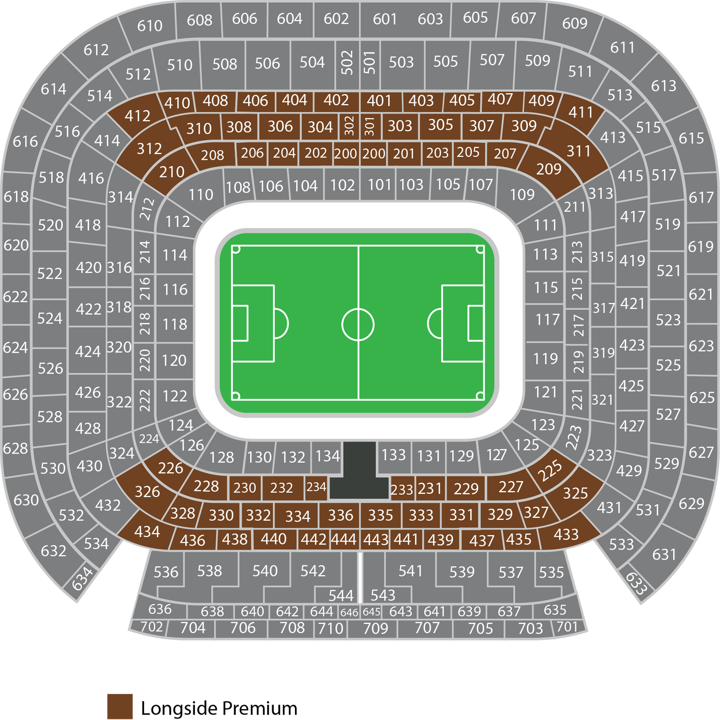 Longside Premium Santiago Bernabeu Map