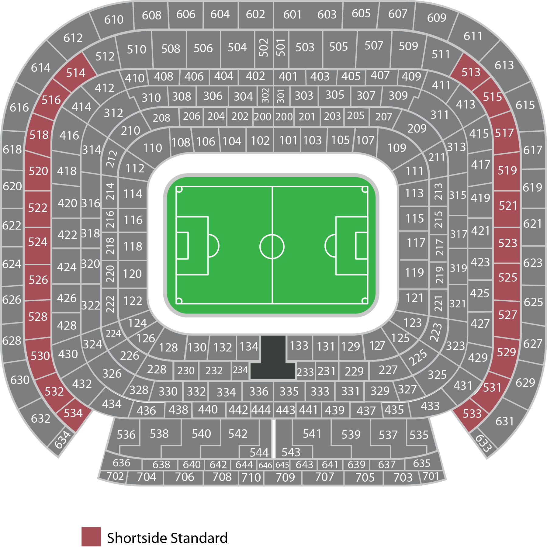 Shortside Standard Santiago Bernabeu Map