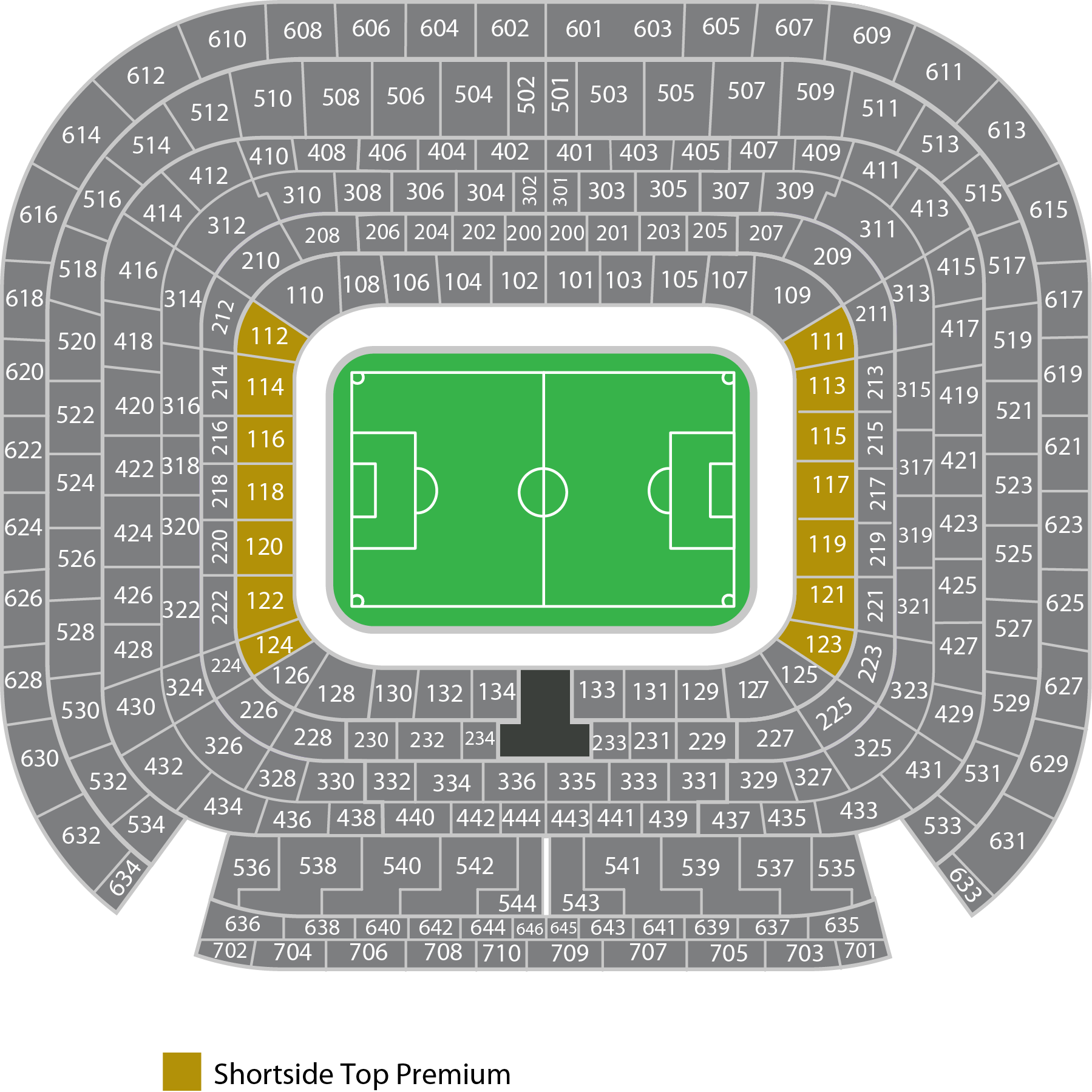 Shortside Top Premium Santiago Bernabeu Tickets