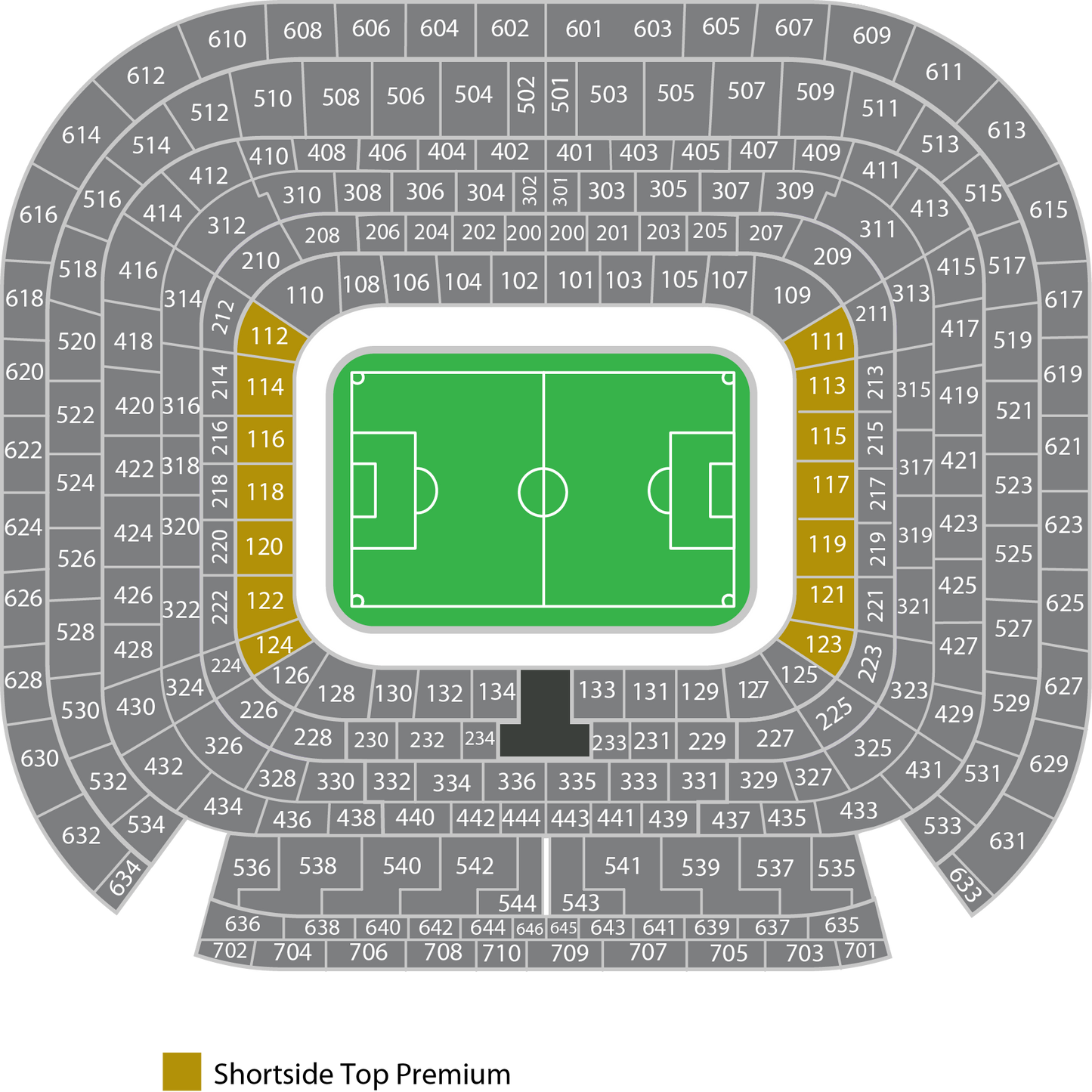 Shortside Top Premium Santiago Bernabeu Tickets
