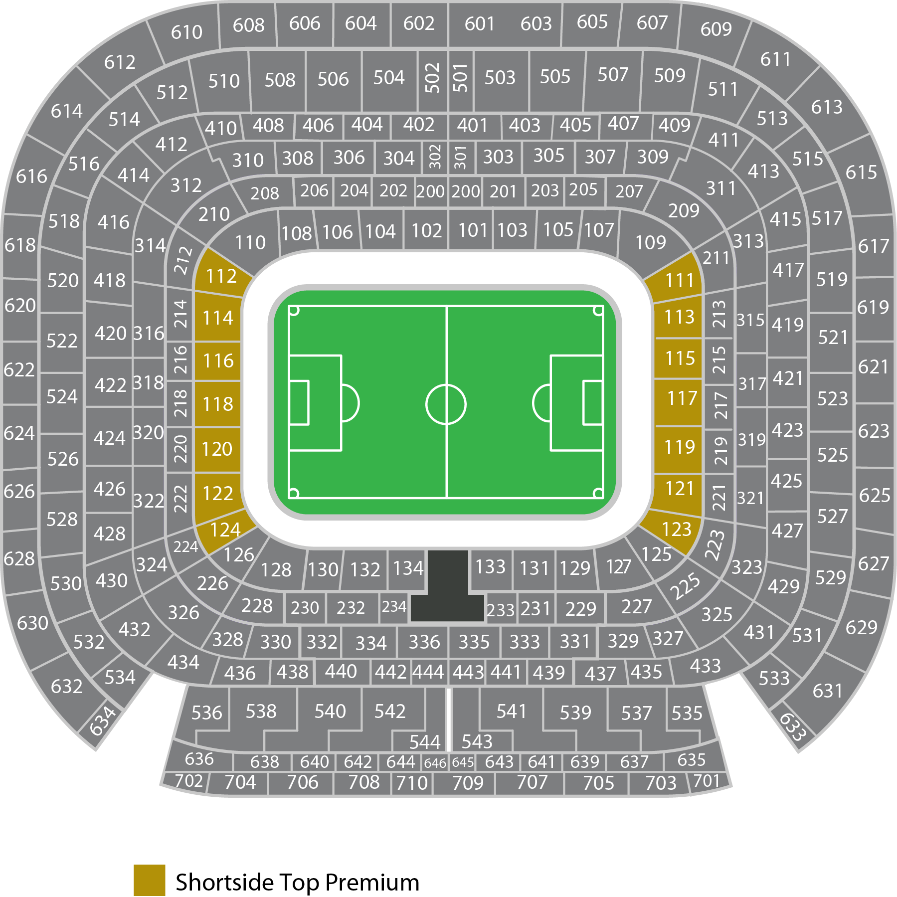 Shortside Top Premium Santiago Bernabeu Tickets
