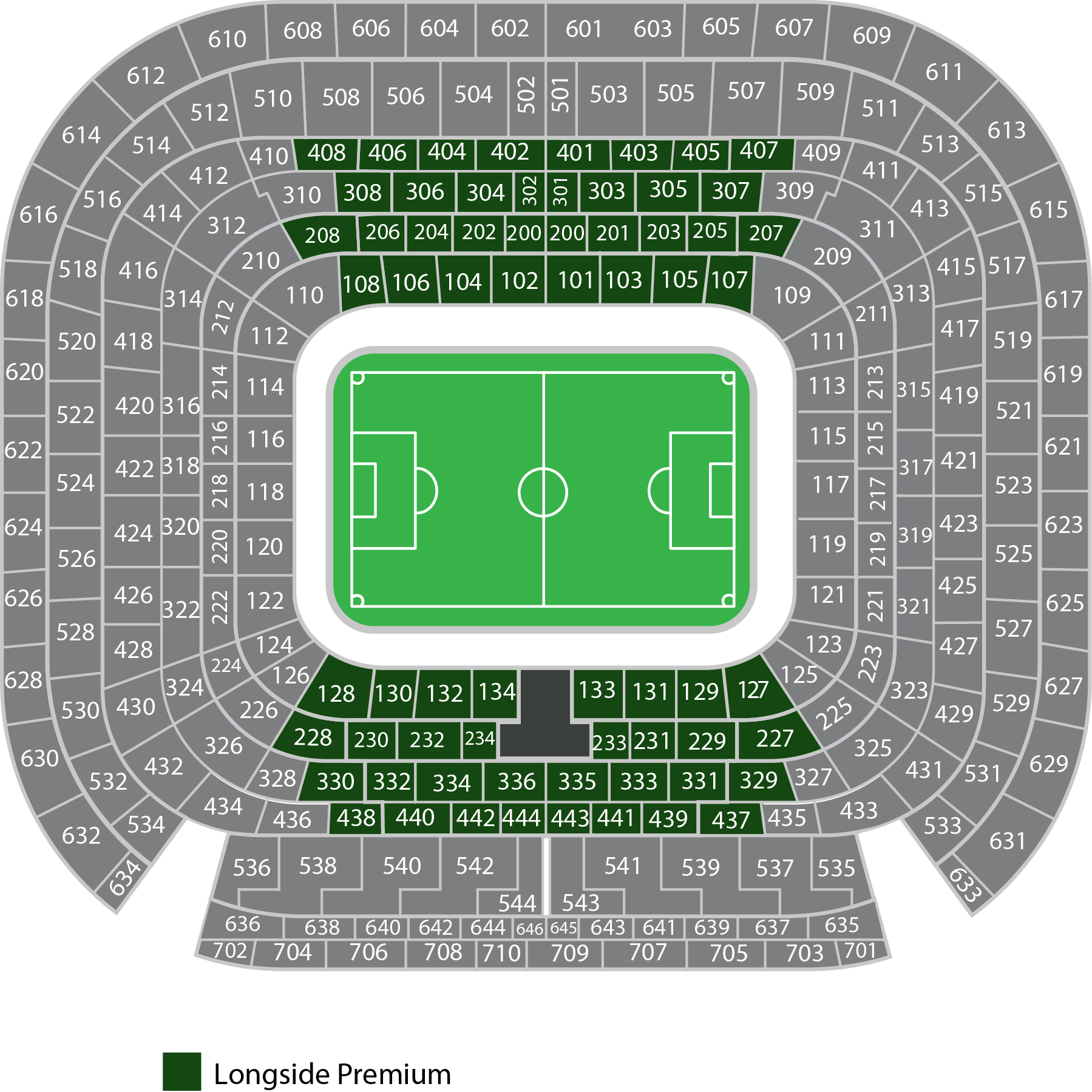 Longside Premium Santiago Bernabeu Map