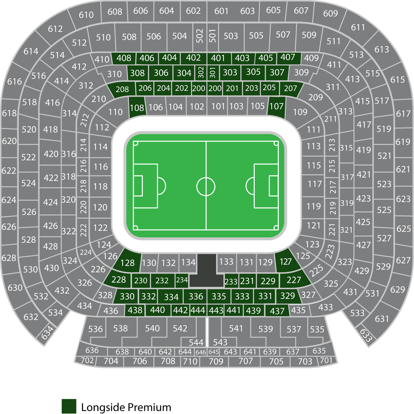 Longside Premium Santiago Bernabeu Map