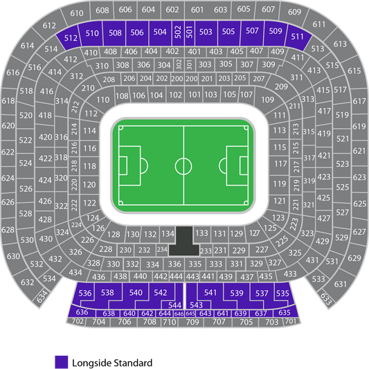 Longside Standard Santiago Bernabeu Map