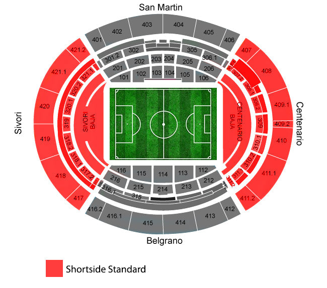 Shortside Standard Atletico Mineiro Tickets