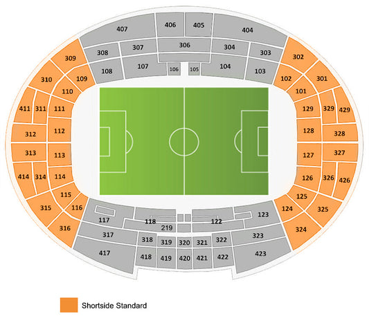Shortside Standard Parc des Princes Tickets
