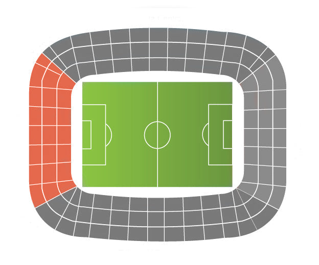 Shortside Standard Estadio Azteca Map