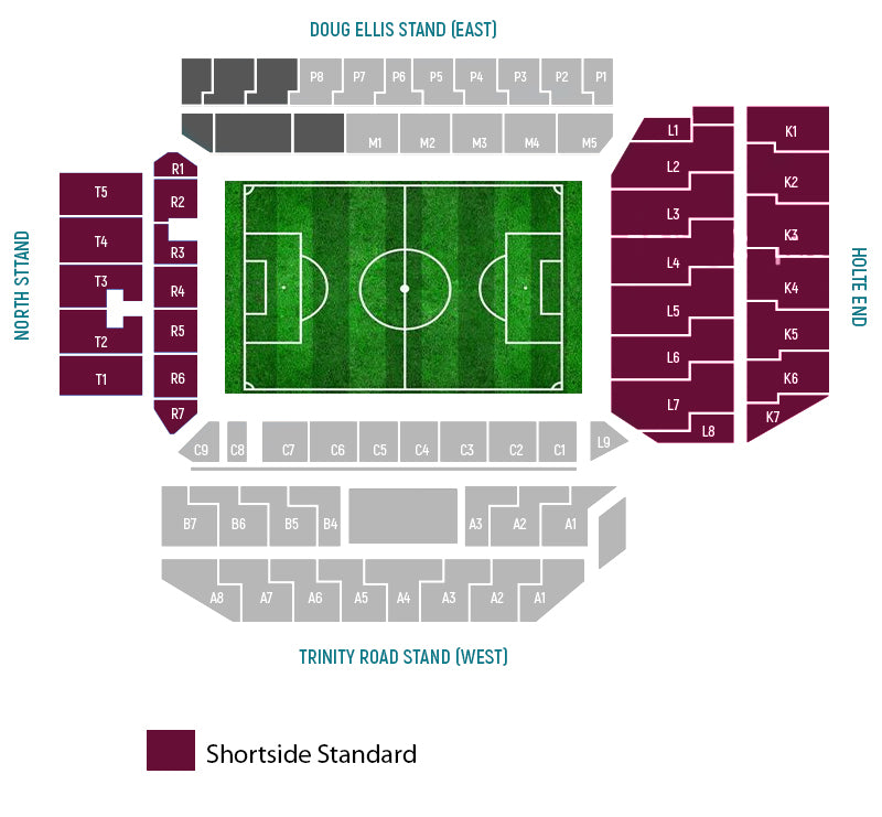 Shortside Standard Villa Park Tickets