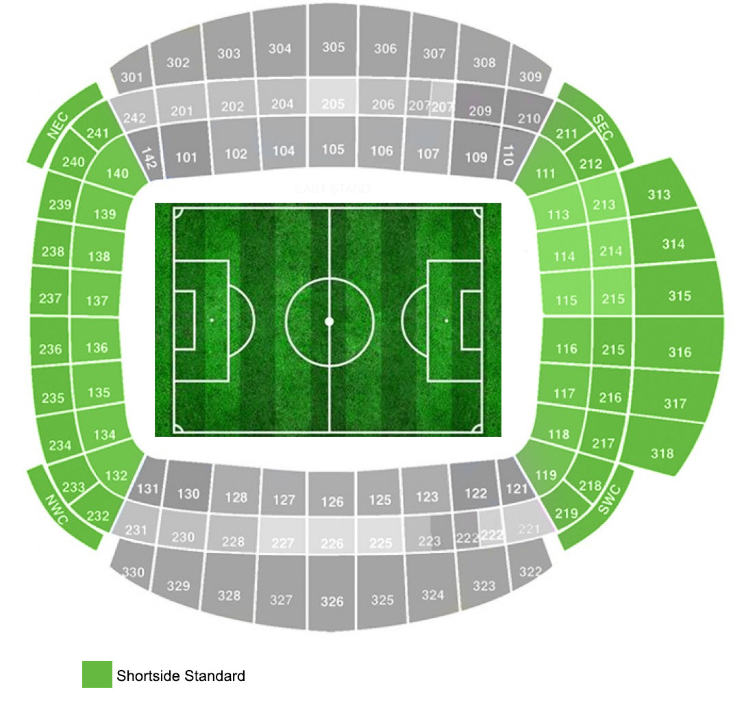Shortside Standard Etihad Stadium Tickets