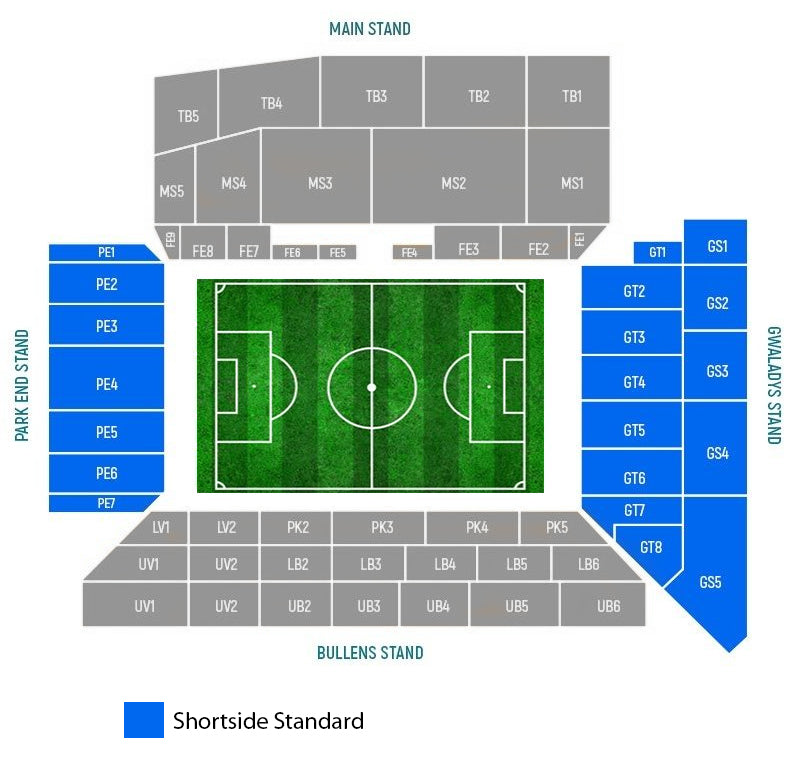 Shortside Standard Goodison Park Tickets