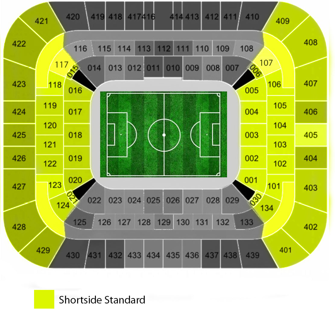 Longside Standard Parc Olympique Lyonnais Tickets