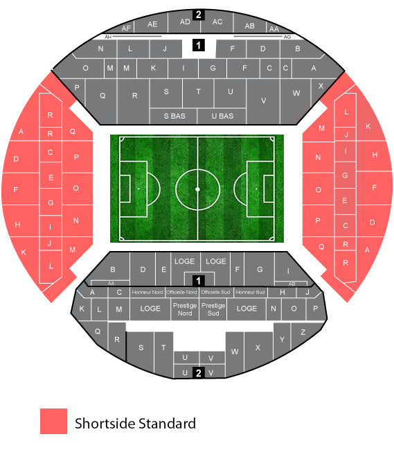 Shortside Standard Stade Velodrome Tickets
