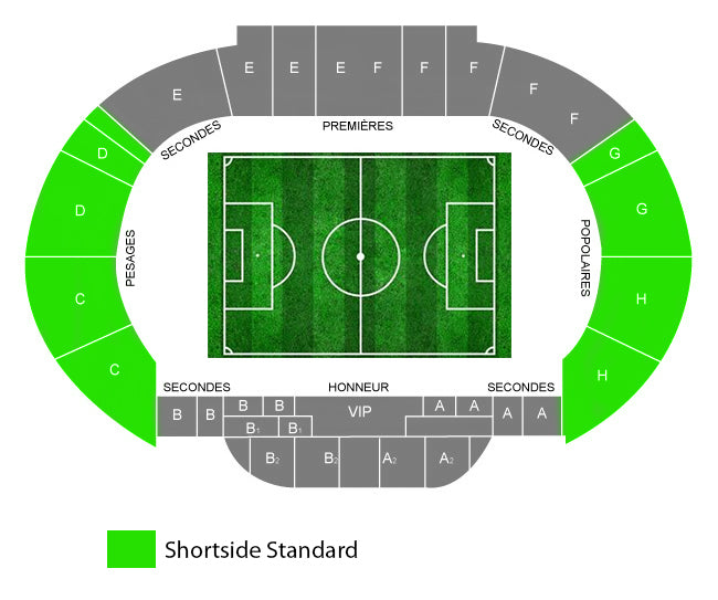 Shortside Standard Stade Louis II Tickets