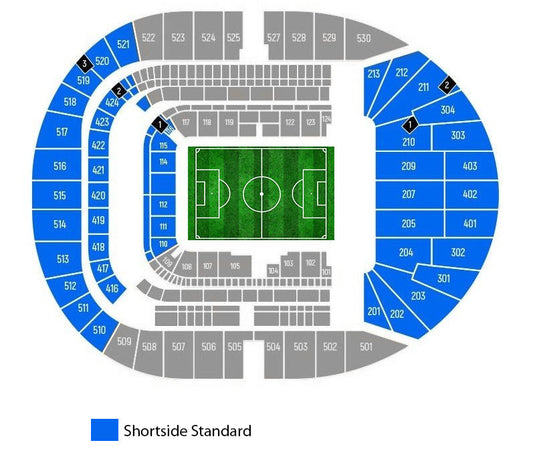 Shortside Standard Tottenham Stadium Tickets