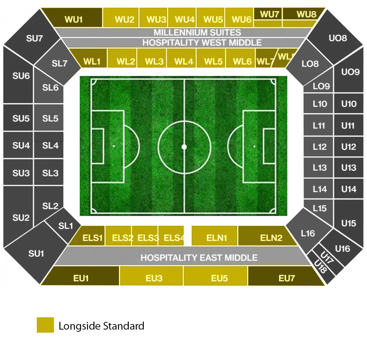 Longside Standard Stamford Bridge Tickets