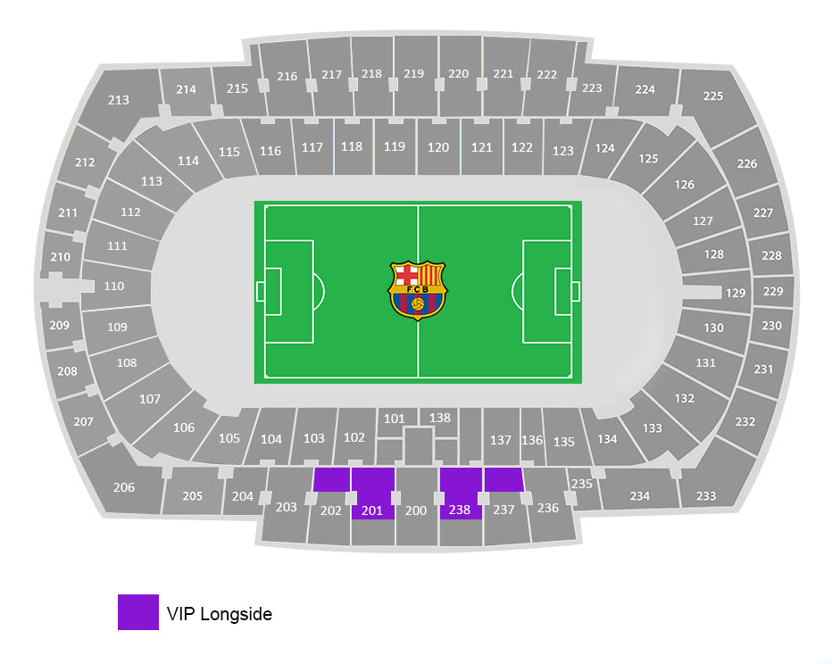 ViP Longside Camp Nou Map