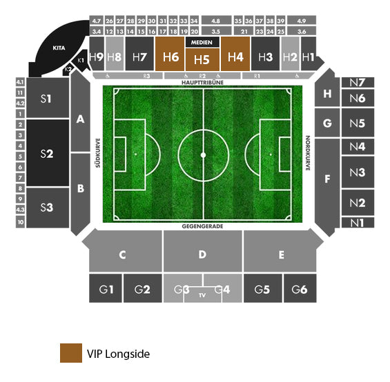 Longside Bussines Main Stand Millerntorn Tickets
