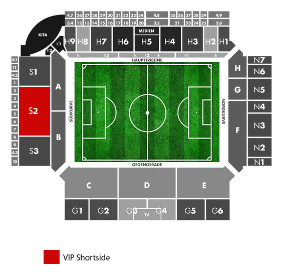 Bussiness Seats South Stand Millerntor Stadion Tickets