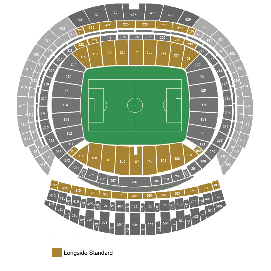 Longside Standard Wanda Metropolitano Tickets