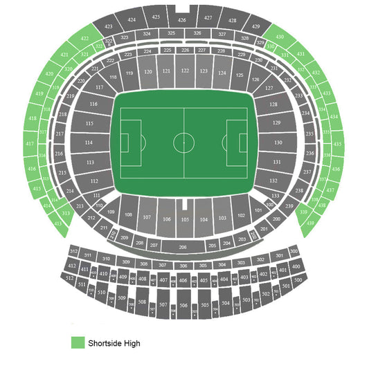 Shortside High Wanda Metropolitano Tickets
